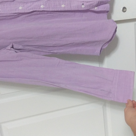 #492Gitman Bros. Vintage Purple Spring Oxford Men's Weekend Dress shirt. Size:XL - Picture 5 of 9
